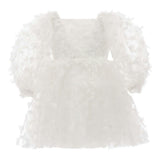 White Bell Mariposa Dress