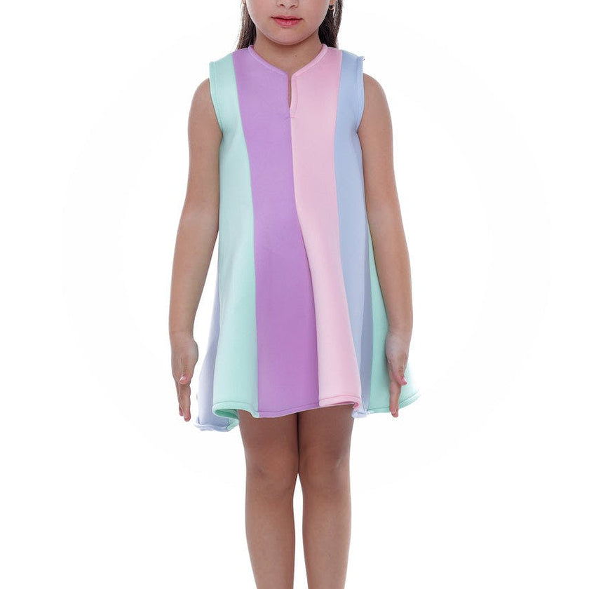 Multi Sophie Rainbow Striped Dress