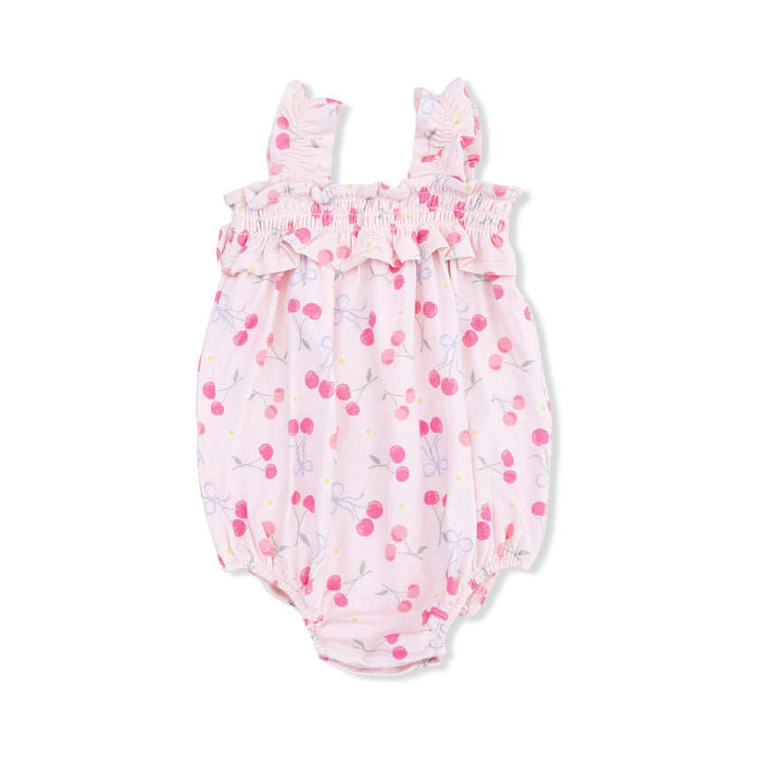 Sweet Bow Cherries - Ruffly Strap Bubble