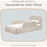 Nara Twin Bed in Performance Beach Eco-Weave