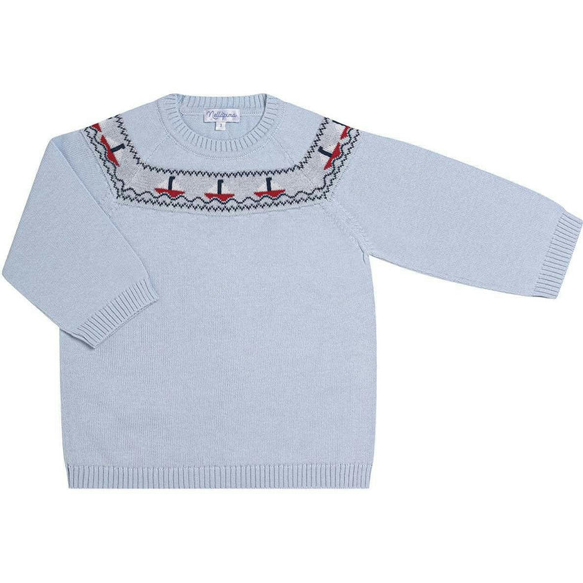 Sailboat Knit Cardigan