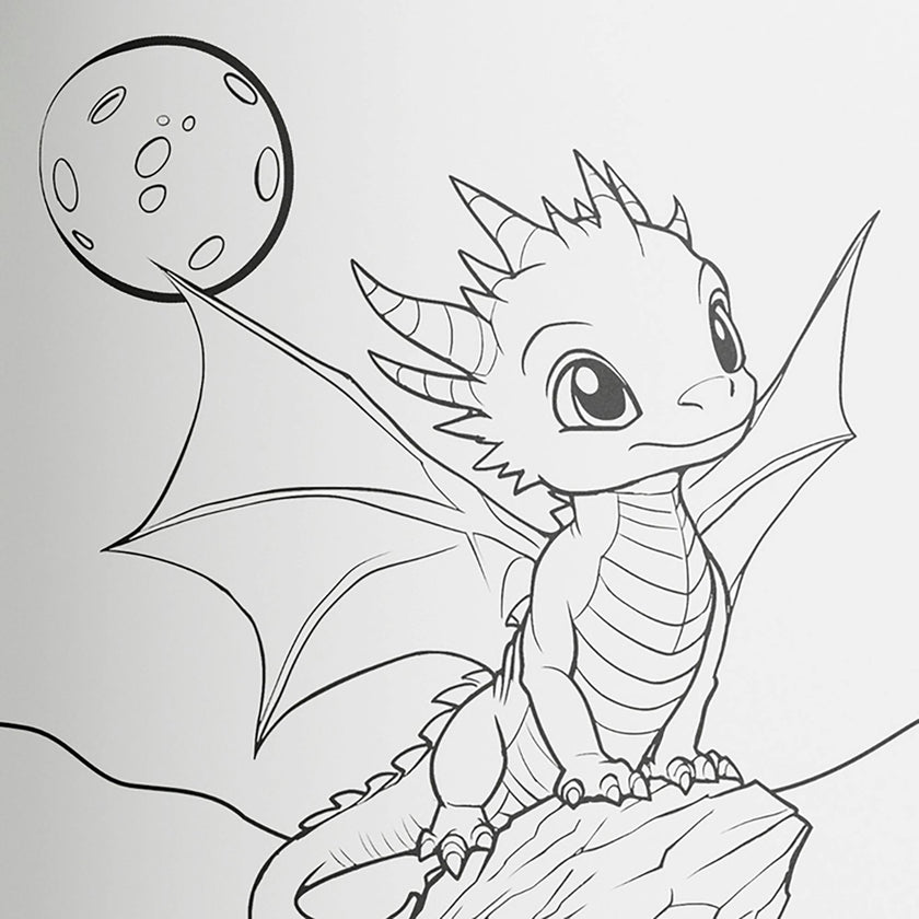 Kaleidoscope: Coloring Book - Dragon Dreams
