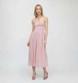 The Rebecca Nap Dress - Red Ticking Stripe