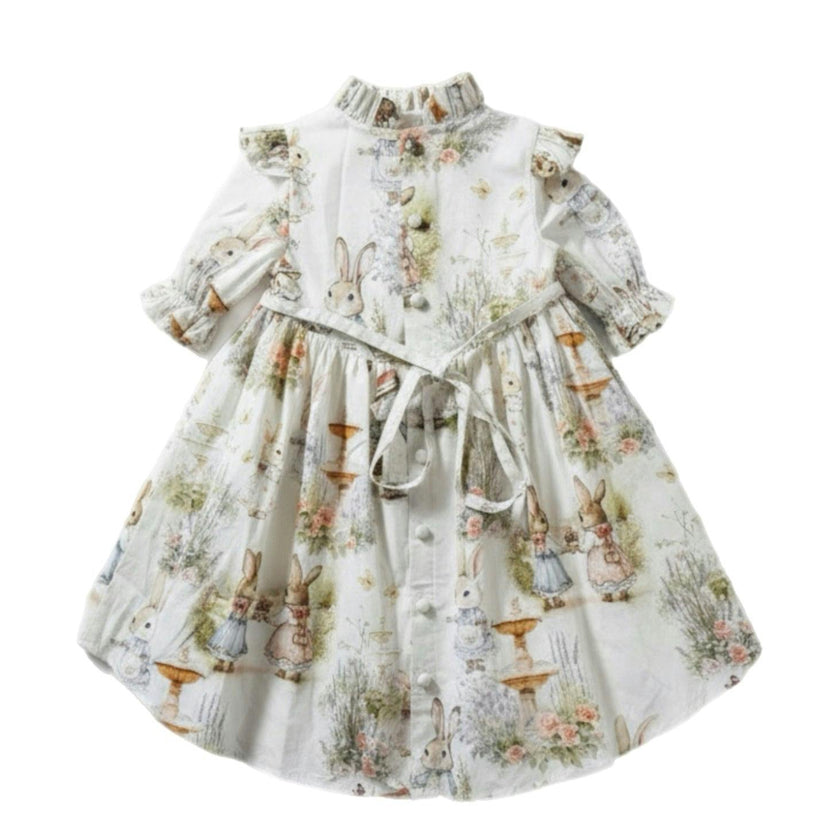 Aoki Dress-Bramble Rabbit Short Sleeve
