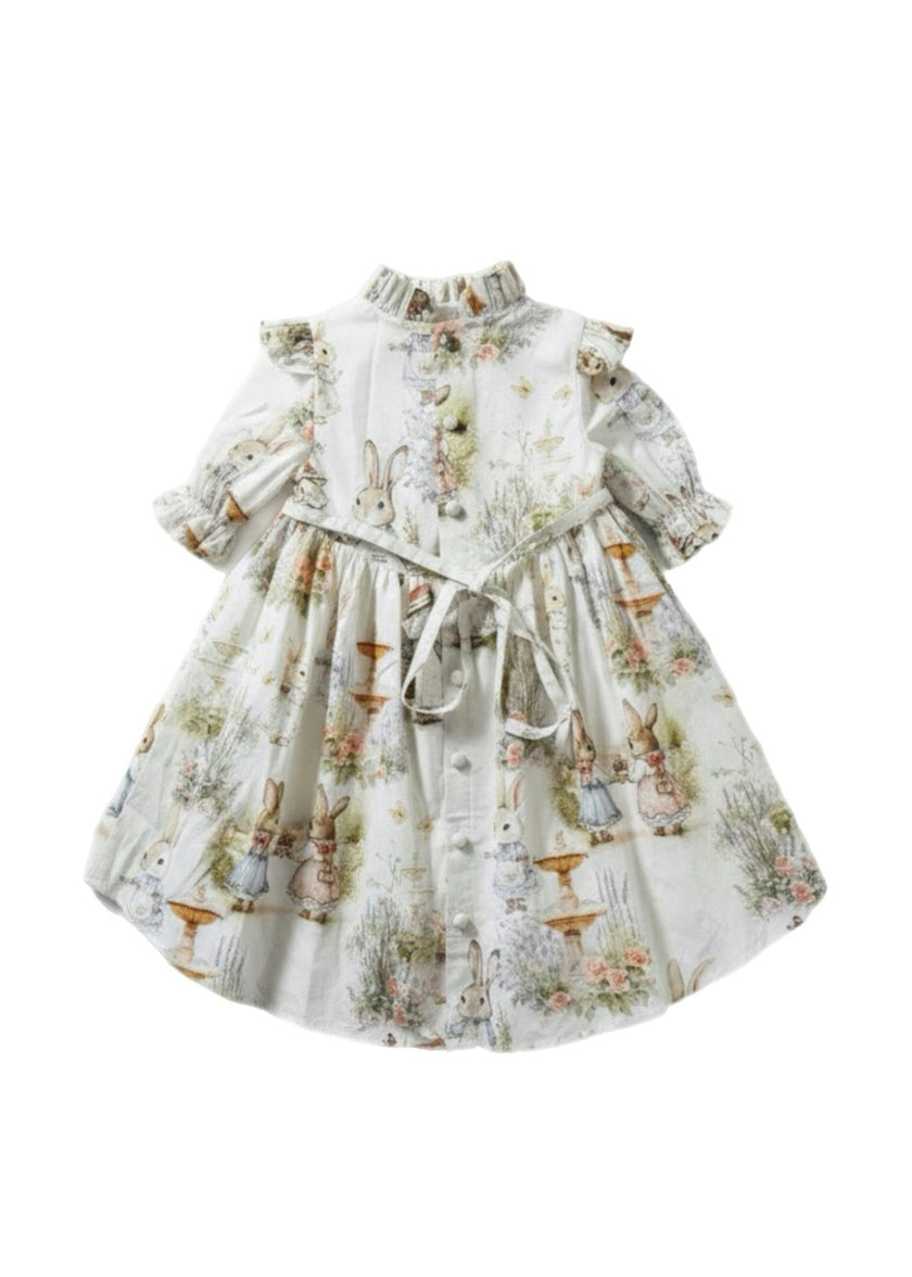 Aoki Dress-Bramble Rabbit Short Sleeve