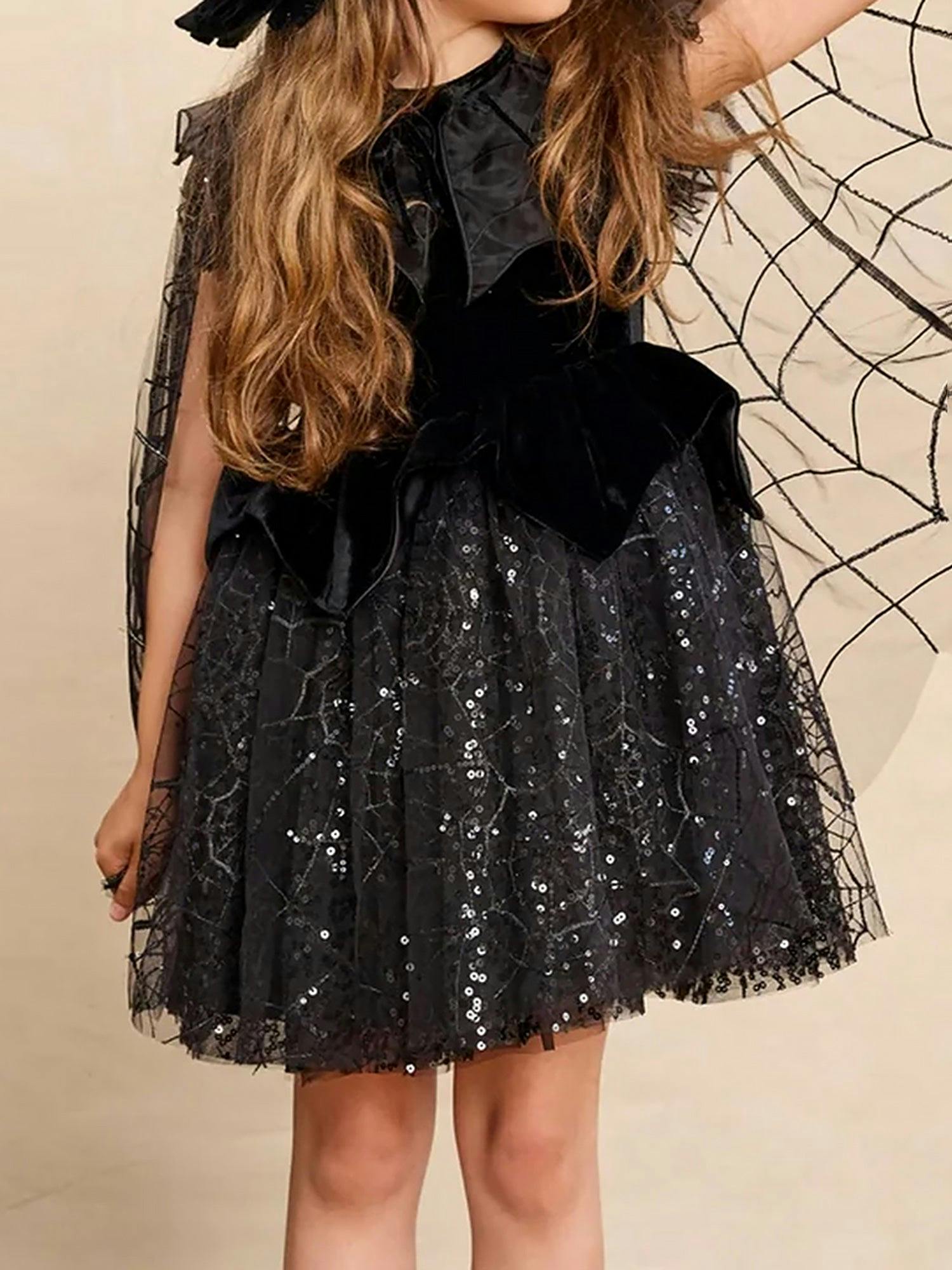 Spiderella Dress For Girls
