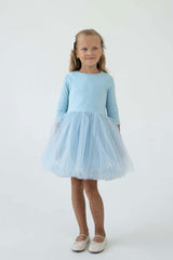Cool Blue Tutu Dress