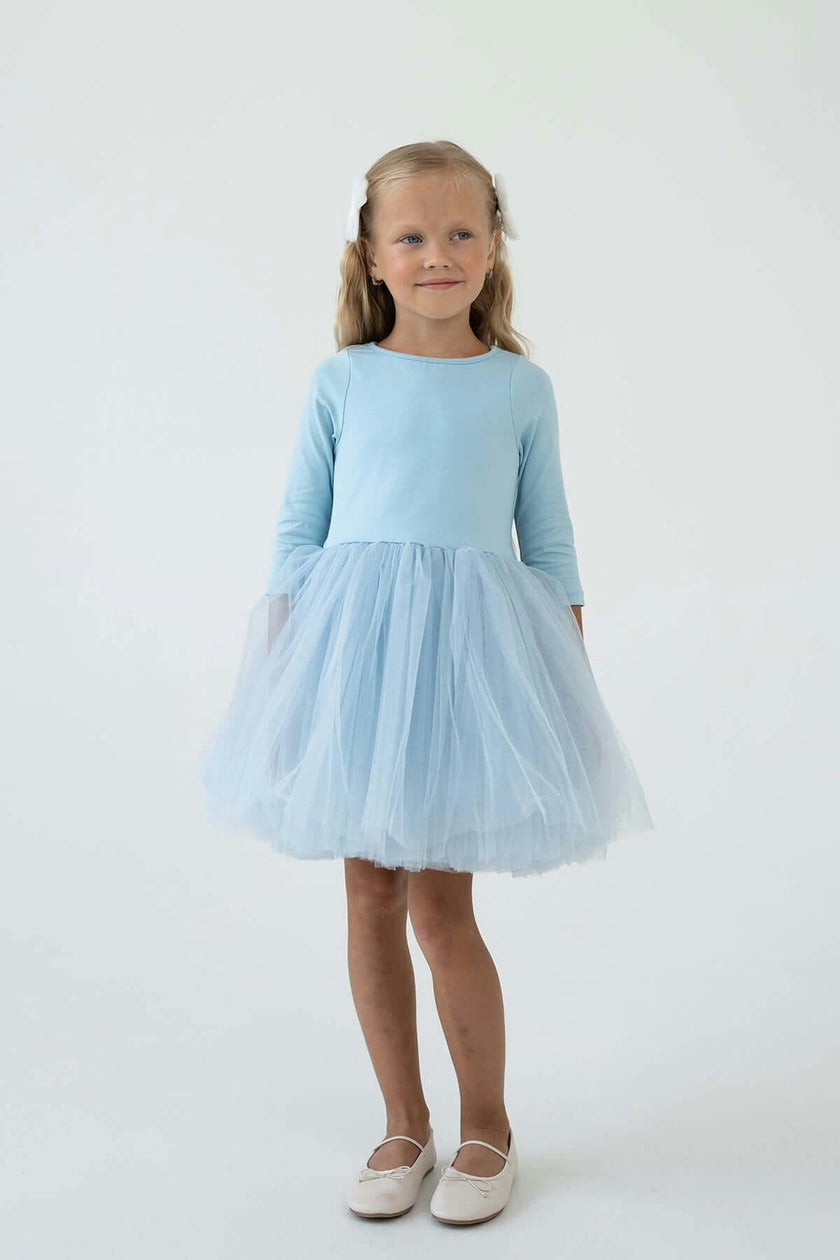 Cool Blue Tutu Dress