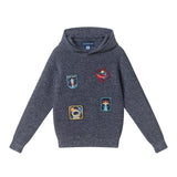 Hooded Sweater | Space Explorer Patches