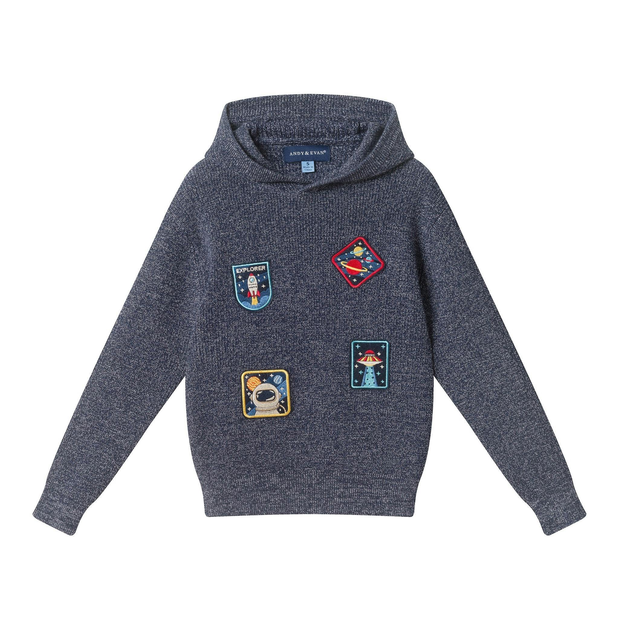 Hooded Sweater | Space Explorer Patches