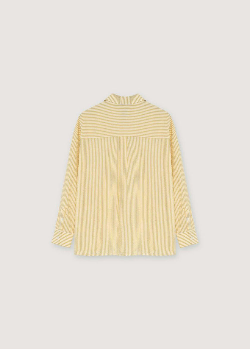 Alheli Woman Shirt  Mimosa Yellow Stripes