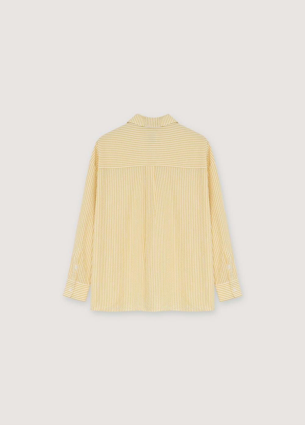 Alheli Woman Shirt  Mimosa Yellow Stripes