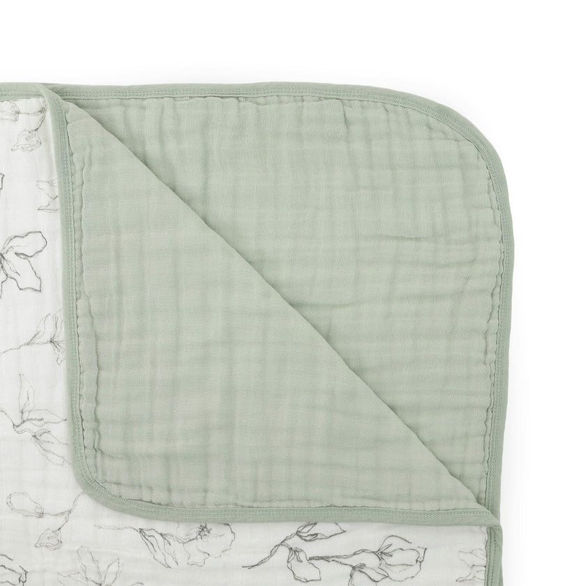 Original Organic Cotton Muslin Quilt - Pencil Floral