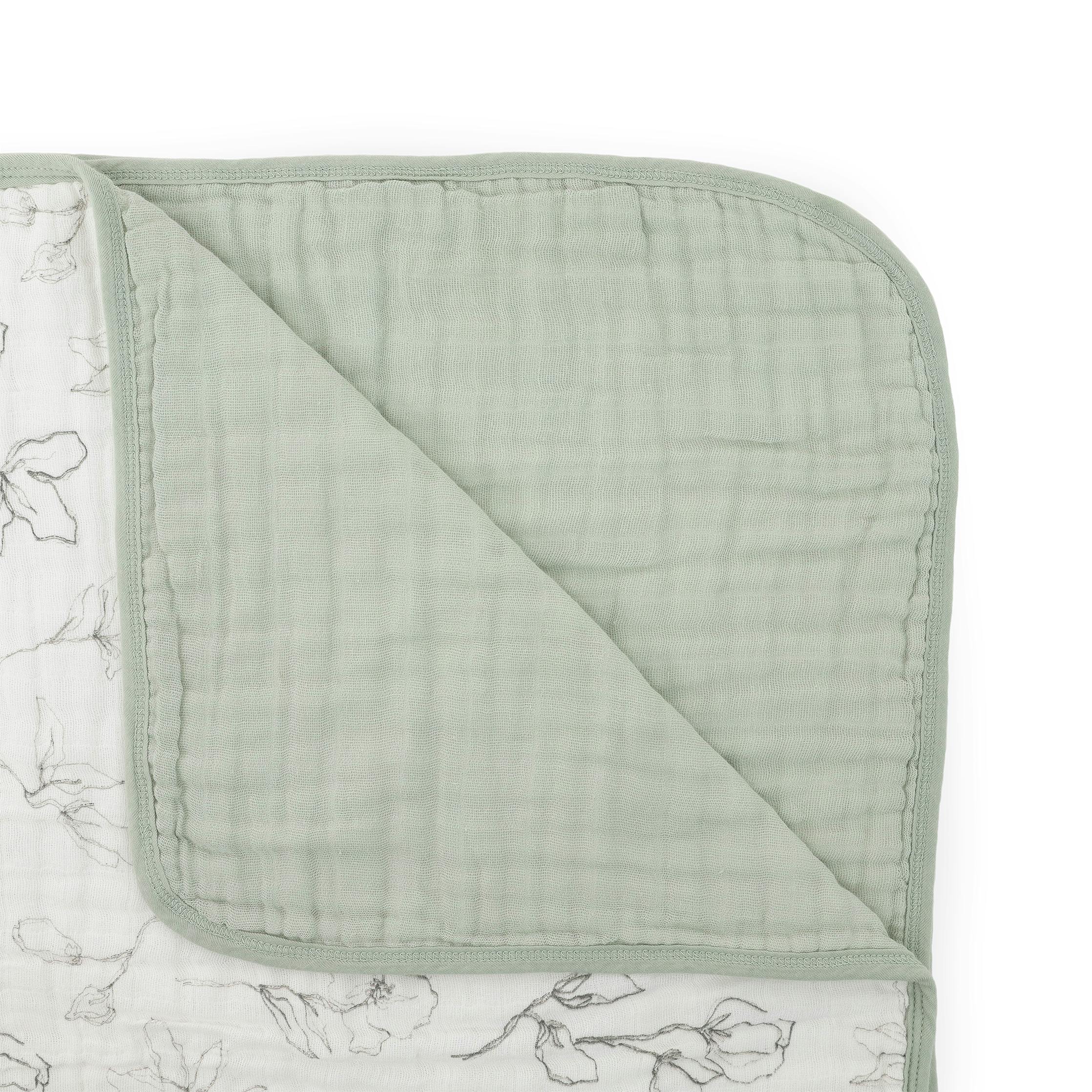 Original Organic Cotton Muslin Quilt - Pencil Floral
