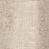 Linen Classic Espadrille | Metallic White