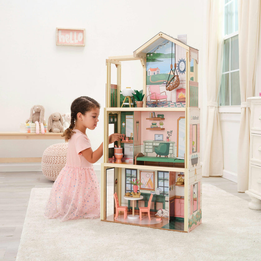 Click & Play Fully Assembled Pop-Up Dollhouse