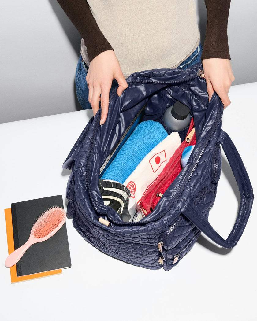 Navy Large Metro Travel Tote III