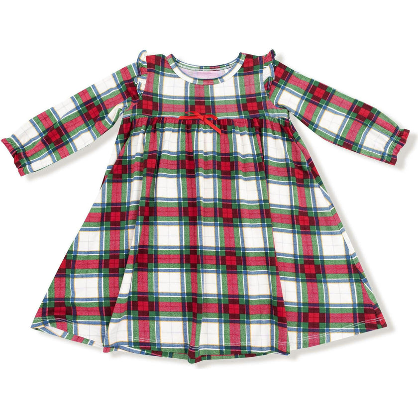 Holiday Plaid - Loungewear Gown