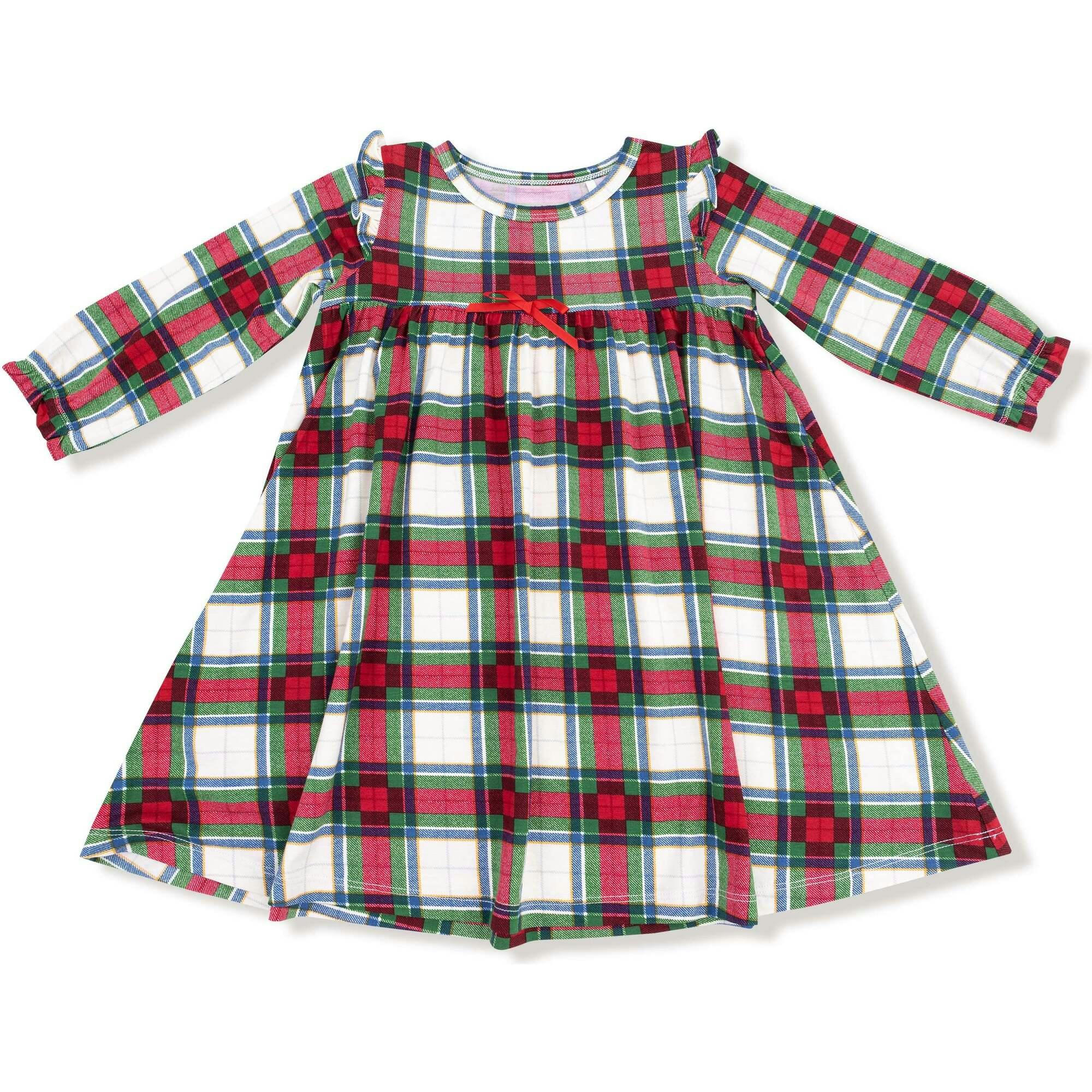 Holiday Plaid - Loungewear Gown