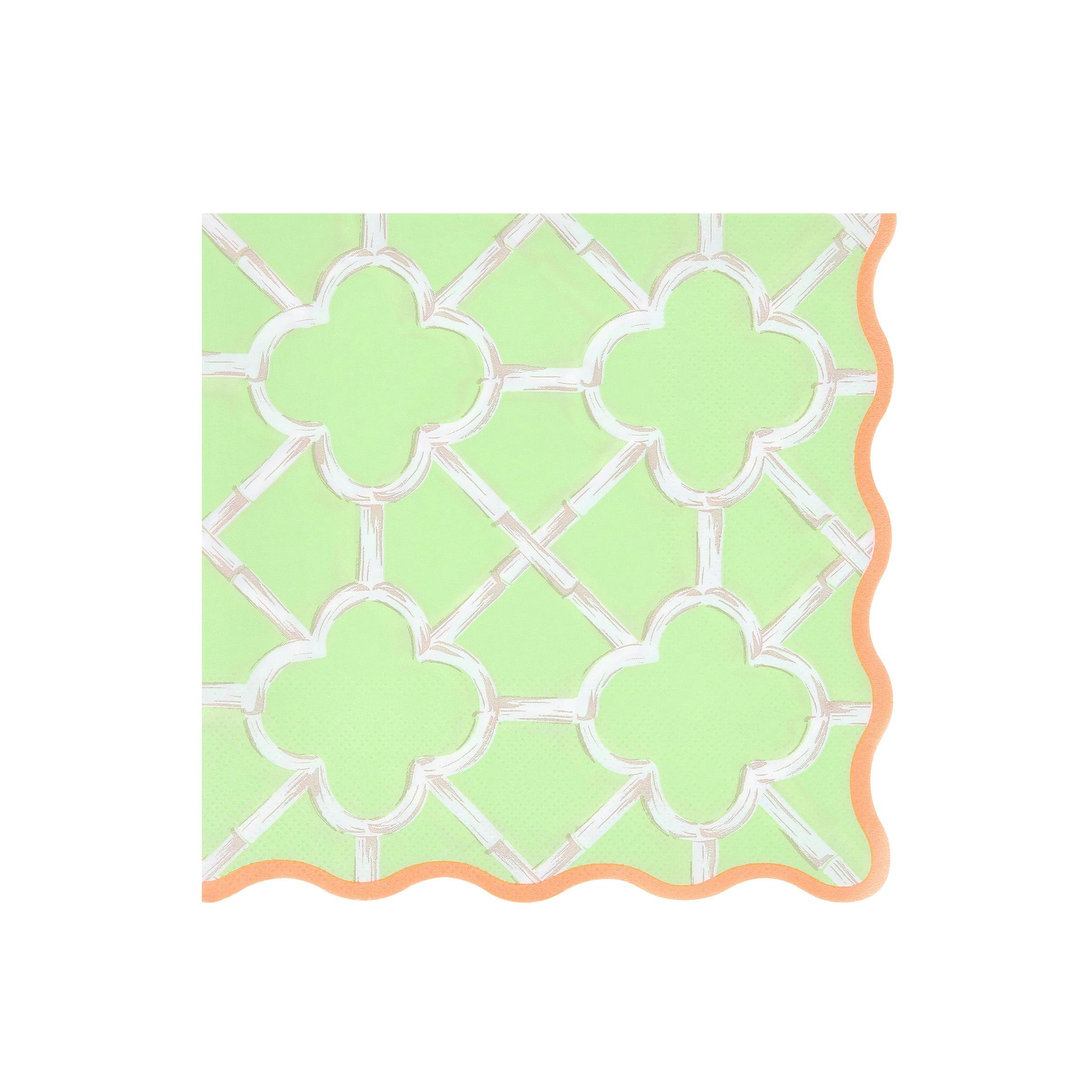 Bamboo Pattern Large Napkins