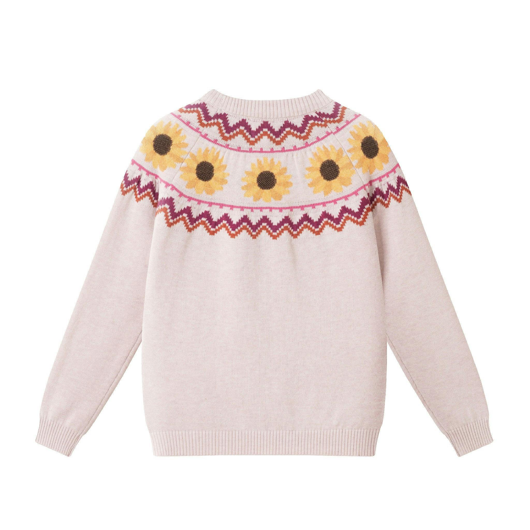 Kids Fair Isle Sweater W/Flare Legging Set
