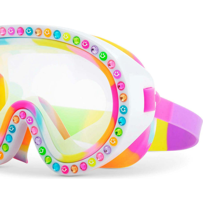 Sweet Smile Emoji Youth Swim Mask