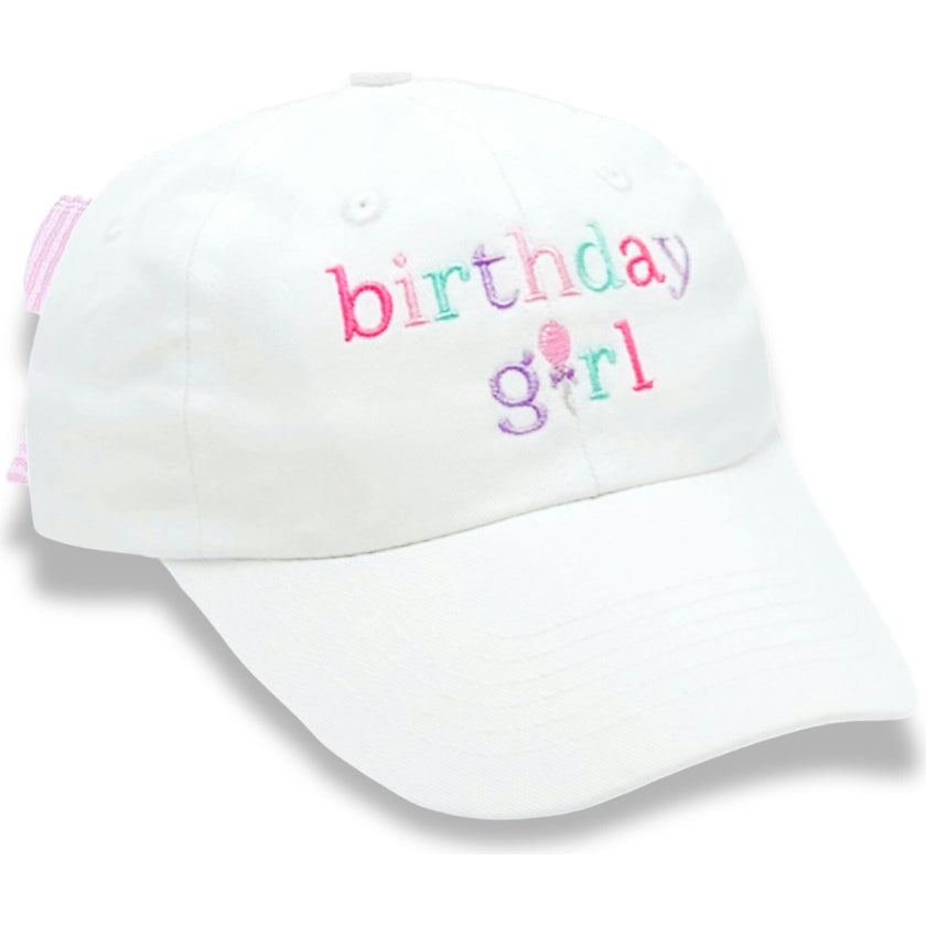 Birthday Girl Bow Baseball Hat