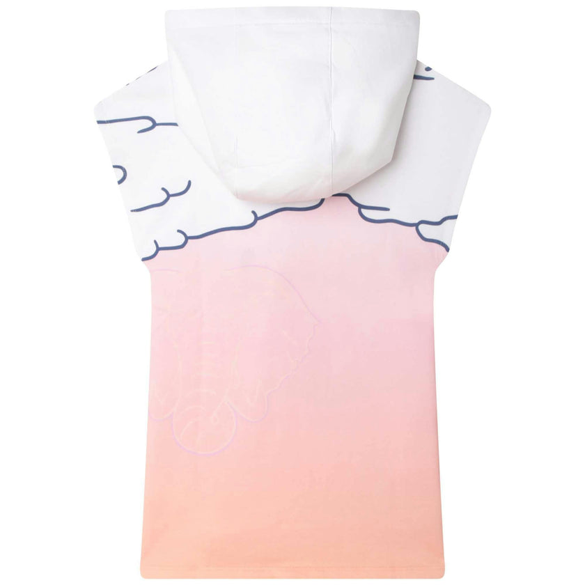 Pink & White Logo Dress