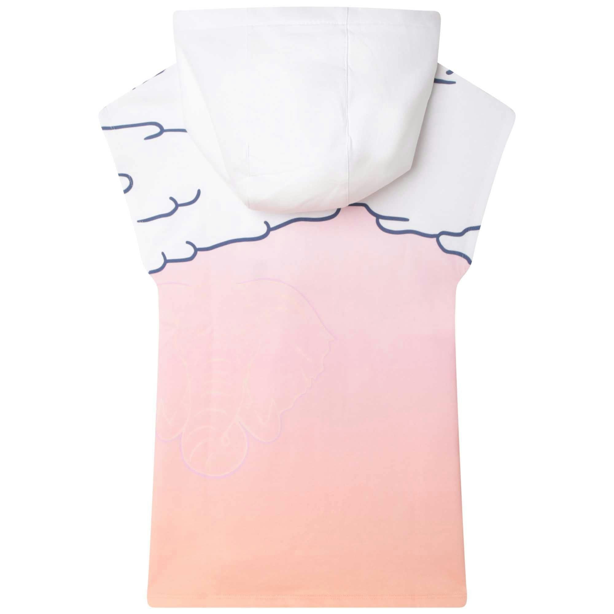 Pink & White Logo Dress