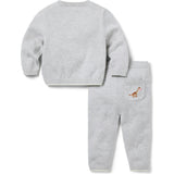 Baby Heart Matching Sweater Set