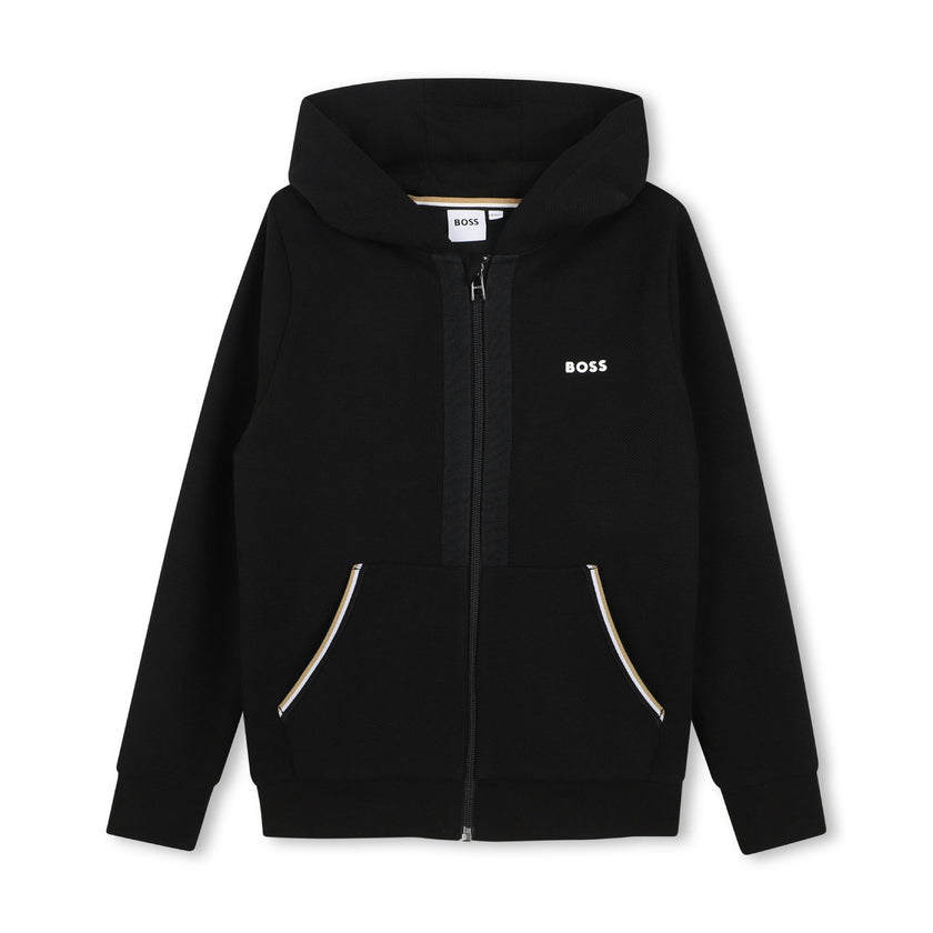 Black Trim Detail Tracksuit