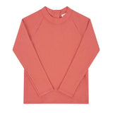 unisex sailor red seersucker rashguard