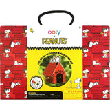 OOLY x Peanuts Color-in Wooden Birdhouse Kit - 5 Paint Markers