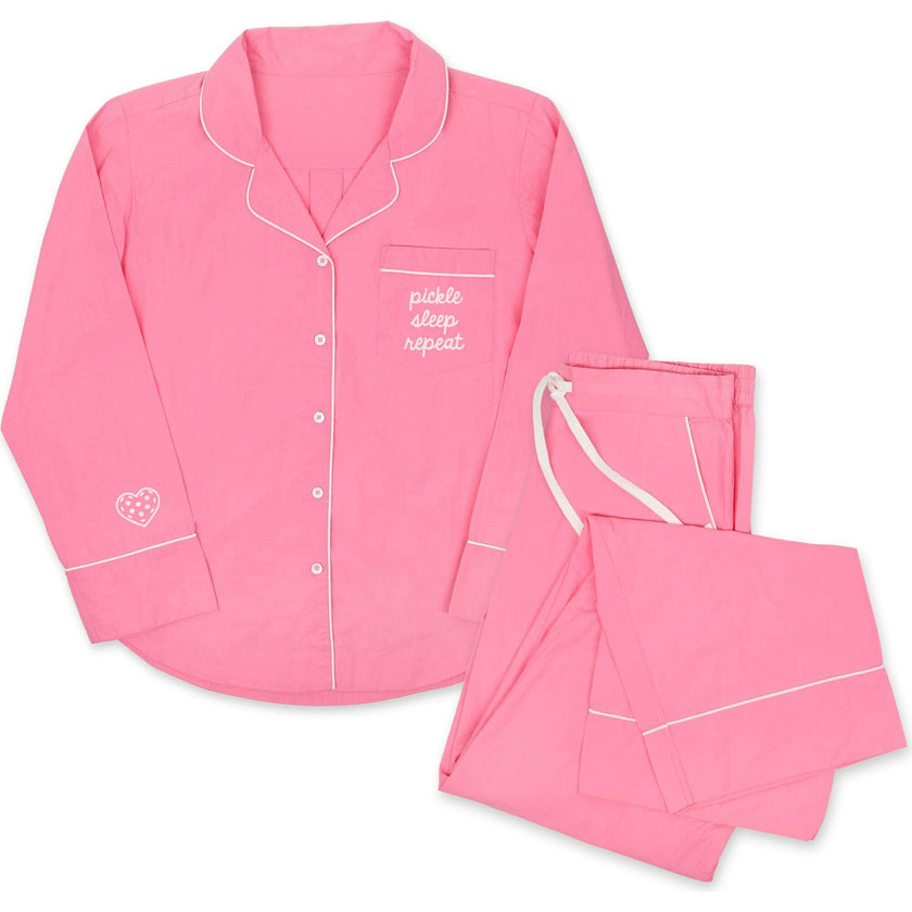 Pickle Sleep Repeat Long Pajama Set