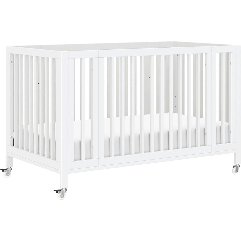 Rolli 9-in-1 Convertible All-Stages® Crib with Bassinet & Toddler Bed Conversion Kits in White