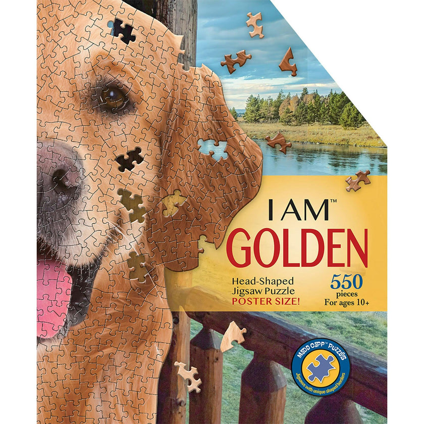 Madd Capp: I Am Golden - 550 Piece Puzzle - Shaped Animal Jigsaw