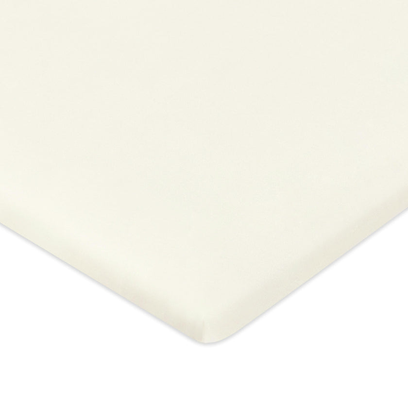 All-Stages Bassinet Sheet in GOTS Certified Organic Brushed Cotton in Ivory