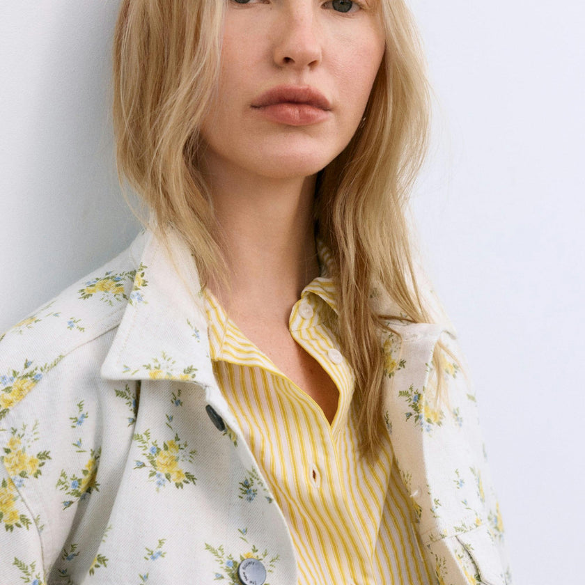 Alheli Woman Shirt  Summer Midnight Stripes