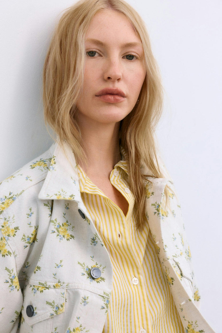 Alheli Woman Shirt  Summer Midnight Stripes