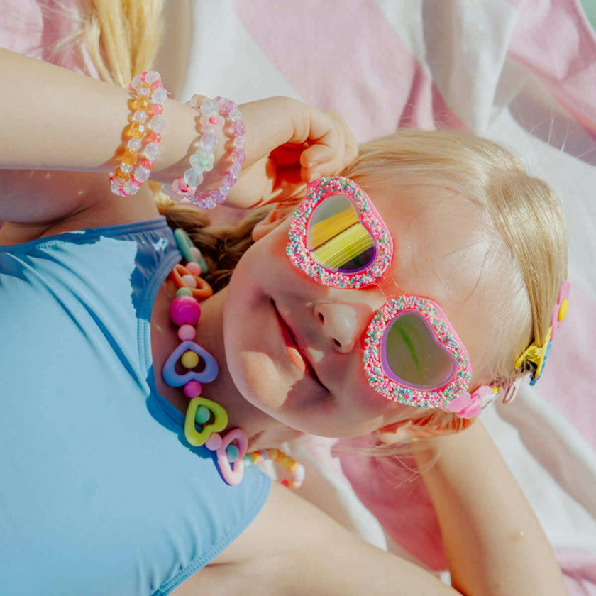 Sprinkle Heart Kids’ Swim Goggles
