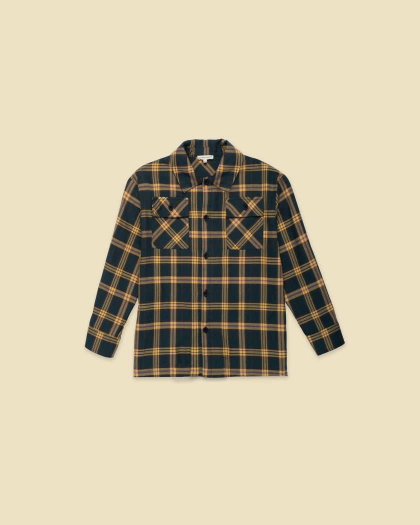 Flannel Overshirt in Tempo Plaid