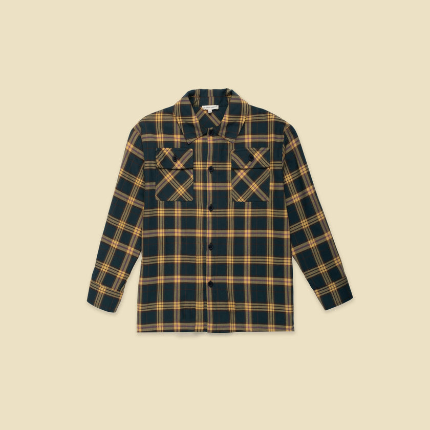 Flannel Overshirt in Tempo Plaid