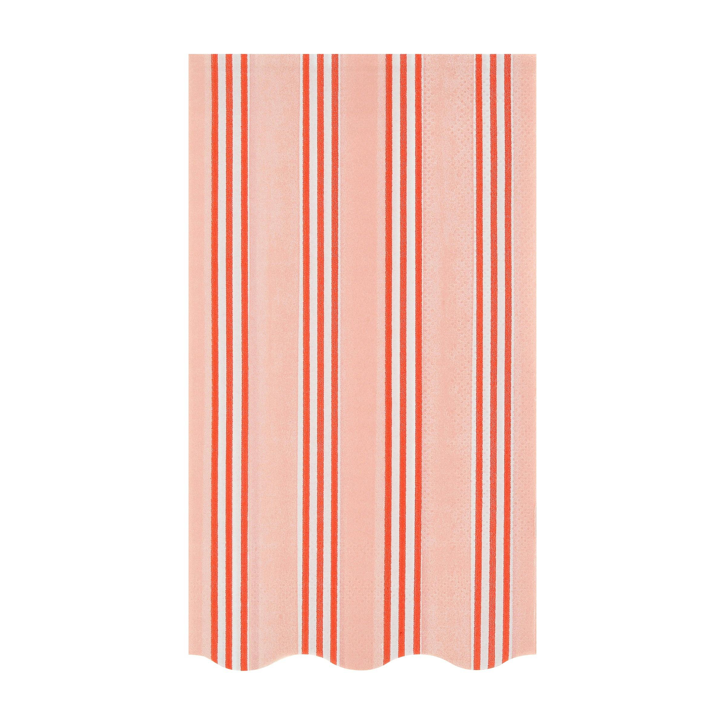 Festive Stripe Guest Towels