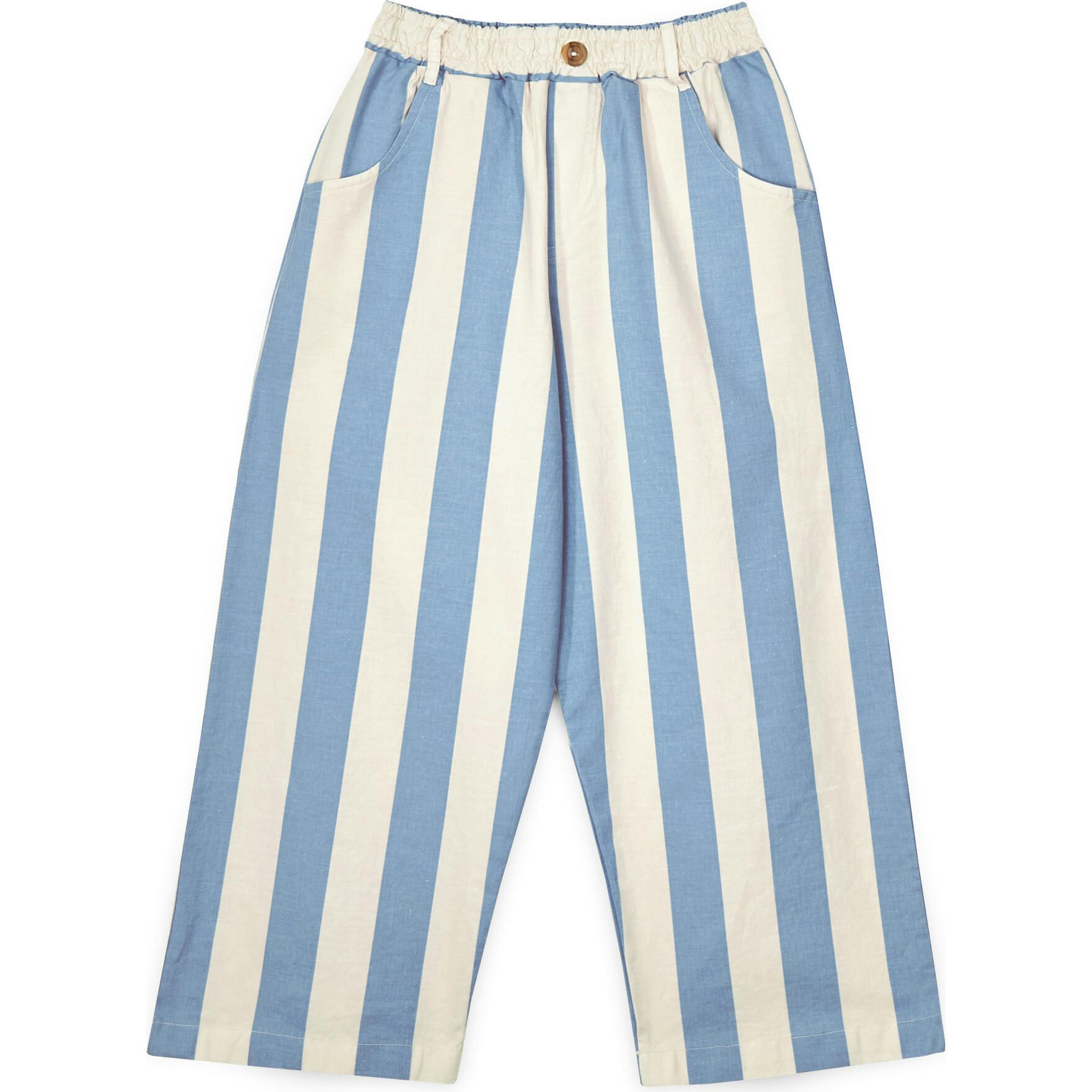 Mipounet SS26 Claude, Pant Ecru Blue