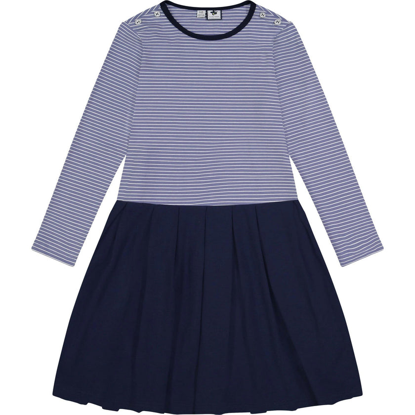 Francesca Dropwaist Dress, Stripes