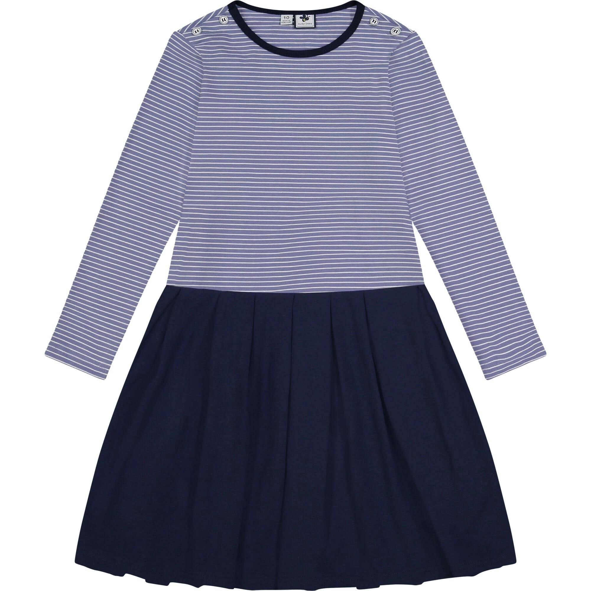 Francesca Dropwaist Dress, Stripes