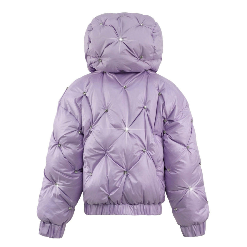 Lavender Sparkle Gem Puffer