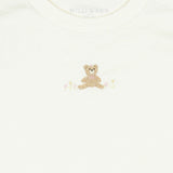 Pima Embroidered Pajama Set in Flower Bear