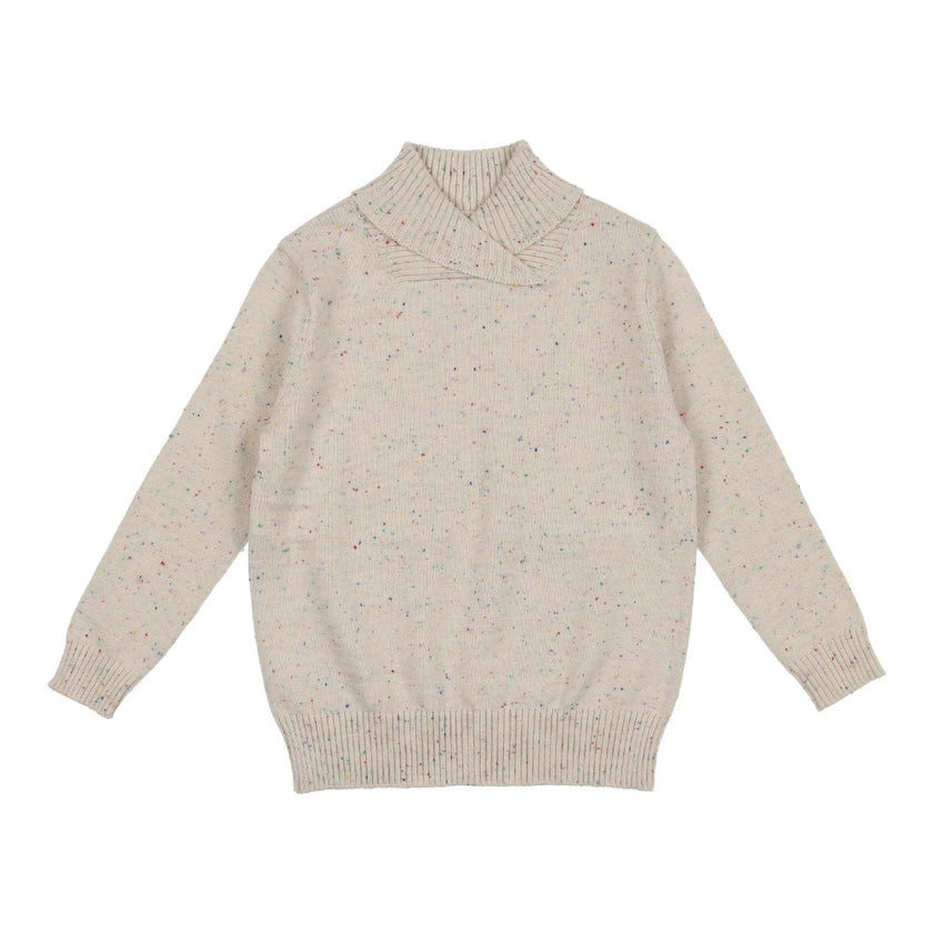 Shawl Collar Relaxed Fit Sweater