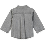 BONTON Soft Grey Embroidered Pan Baby Shirt